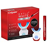 Colgate Optic White Pro Series Teeth Whitening Pen and LED Tray, Professional-Level Set, Rechargeable
