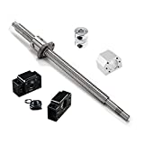 GUWANJI 1500mm Ball Screw SFU1605 1500mm Ballscrew RM1605 1500mm with a Ballnut + 1 Set BK12 and BF12 Support, and Coupler for CNC Machine(Diameter 16mm, 5mm Pitch)