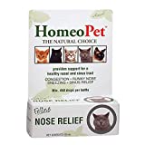 HomeoPet Feline Nose Relief Natural Pet Medicine, Nasal and Sinus-Tract Support for Cats of All Ages, 15 Milliliters