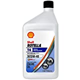 Shell Rotella T4 Triple Protection Conventional 15W-40 Diesel Engine Oil (1-Quart, Single Pack)