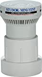 Studor 20341 Mini-Vent Air Admittance Valve with PVC Adapter, 1-1/2- or 2-Inch Connection
