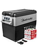 AstroAI 12 Volt Refrigerator 48 Quart Portable Freezer, Car Refrigerator 45L (-4~68) with12/24V DC 100/240V AC for Car, RV, Van, Vehicle for Camping, Travel
