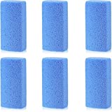 Mudder 6 Pieces Pet Hair Remover for Dog Cat Pet Hair Stone Remover Pumice Pet Hair Rock Removal Tool for Laundry Furniture Reusable Dog Hair Remover Easy to Clean, Blue, 4 Inch