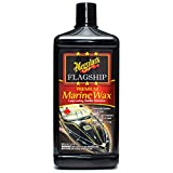 Meguiar's M6332 Flagship Premium Marine Wax - Long-Lasting & Durable Protection for Your Boat or RV, Give the Gift of Protection & Shine to Dad This Father's Day - 32 Oz