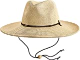 Coolibar UPF 50+ Men's Beach Comber Sun Hat - Sun Protective (XX-Large- Natural)