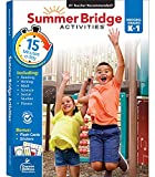 Summer Bridge Activities K-1 Workbooks, Ages 5-6, Math, Reading Comprehension, Writing, Science, Social Studies, Summer Learning 1st Grade Workbooks With Flash Cards (160 pgs)