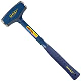 ESTWING BIG BLUE Drilling/Crack Hammer - 4-Pound Long Handle Sledge with Forged Steel Construction & Shock Reduction Grip - B3-4LBL