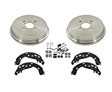 For Toyota Yaris 06-13 New Rear Brake Drums and Brake Shoes W/Springs Hardware