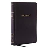 KJV Holy Bible, Personal Size Giant Print Reference Bible, Black Bonded Leather, Thumb Indexed, 43,000 Cross References, Red Letter, Comfort Print: King James Version: King James Version