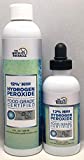 12% Hydrogen Peroxide Food Grade - 8 oz and 4 oz Bottles - Recommended by: The One Minute Cure Book