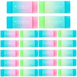 24 Pcs Cute Rubber Erasers Colored Kawaii Erasers Pencil Eraser for Kids Drawing Writing Aesthetic Jelly Erasers Office School Supplies Students Artist Erasers