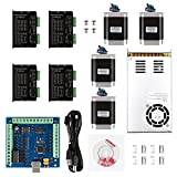 SainSmart CNC 4-Axis Kit with TB6600 Driver ST4045 & Nema23 270oz-in Stepper Motor, USB Controller Card, Nema23 Stepper Motor and 36V Power Supply