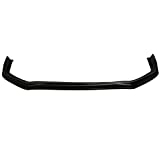 IKON MOTORSPORTS, Front Bumper Lip Compatible With 2015-2021 Subaru WRX STI, CS Style Unpainted Black PP Finisher Under Chin Spoiler Add On, 2016 2017 2018