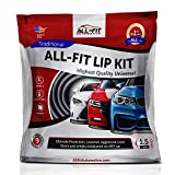 All-Fit Automotive 1.5 Inch Universal Bumper Lip Splitter Kit - Chin Spoiler Protector for Front or Rear - Lips Protect and Cover Lower Bumper for a Dropped Look - Universal Fit