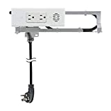 Docking Drawer Blade In-Drawer Outlet. (2) 15 amp AC outlets. White