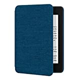 Ayotu Fabric Case for Waterproof Kindle Paperwhite 10th Gen 2018 - Thinnest&Lightest Smart Cover with Auto Wake/Sleep - Support Back Cover adsorption(not fit New Kindle 10th 2019),K10 A-Blue