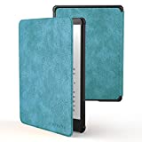 VIVIYA Kindle Paperwhite Case 11th Generation 2021, Waterproof PU Leather Kindle Paperwhite Cover for 6.8" Kindle Paperwhite and Signature Edition with Auto Sleep Wake (Vintage Light Blue)