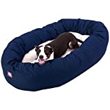 40" Blue & Sherpa Bagel Bed By Majestic Pet Products