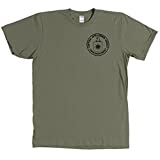 Print Bar AZ CIA Central Intelligence Agency Blacked Out Seal Shirt USA - More Colors (Military Green, XL)
