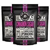 Pop Daddy Cinnamon Sugar, Healthy Bold Gourmet Flavored 7.5oz Pretzel Sticks 3 Pack