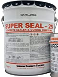 Clemons Concrete Coatings SuperSeal 25 Semi-Gloss Concrete Sealer 5-Gallon, Clear