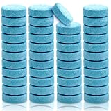 Lystaii 80pcs Car Windshield Glass Washer Tablets Solid Concentrated Effervescent Tablets Glass Washer Tablets Car Wiper Cleaning Tablets for Window Windshield Car Home Kitchen