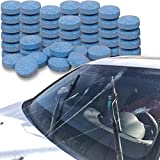 100 Pieces Car windshield washer fluid Concentrated Clean Tablets,New Formula windshield wiper fluid Solid Effervescent Tablet.Remove glass stains,Clear vision.