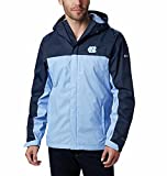 Columbia NCAA North Carolina Tar Heels Men's Men's Glennaker Storm Jacket, 2X Big, NC - Navy/White Cap