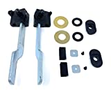 APWR Convertible Top Lock Latch Lever/Washers/Guides Repair Kit compatible with 2001-2006 BMW E46 M3