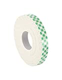 3M Double Coated Urethane Foam Tape 4032 Double Sided Durable Adhesive (1in x 5yds) Attach, Bond, Mount