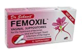Dr. Schavit FEMOXIL Vaginal Suppositories - Natural Plant-Based Formula for The Treatment of Bacterial, Viral and Yeast Infection of The Vagina. Provides Fast Soothing Relief - pH Balance and Health