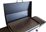 Backyard Life Gear Hinged Cover Lid for Camp Chef FTG600 Flat Top Griddle - Black