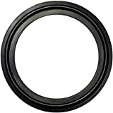 DR.COMPONENT 2" Sanitary Standard Tri-Clamp Gaskets (Pack of 20), Black EPDM
