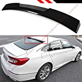 Cuztom Tuning VIP Glossy Black Rear Window Roof Spoiler Compatible with 2018-2021 Honda Accord 10th Gen Sedan