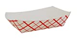 Southern Champion Tray 0421 #250 Southland Paperboard Food Tray, 2-1/2 lb Capacity, Red Check (Case of 500)