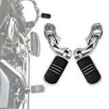Kemimoto Motorcycle Highway Pegs Foot Peg for Softail Sportster Electra Road Glide Road King Street Glide (Chrome)