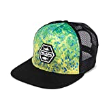 PELAGIC Alpha Snapback Fishing Hat | Size One Size | Green Dorado Hex