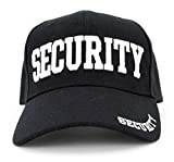 First Class Security Cap with ID On Front, Peak and Back (White Security ID)