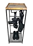 Guard The Line Law Enforcement and Military Gear Stand - American Flag Tactical Gear Rack Organizer - Plate carrier, Body Armor, Vest Hanger - Duty Belt Holder - Police Caddy Valet Stand - Police Gift