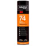 3M Foam Fast 74 Spray Adhesive, Orange, Net Wt 16.9 oz