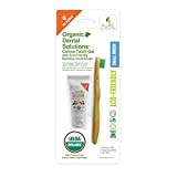 Pure and Natural Pet Organic Dental Solutions CanineTooth Gel with Eco-Friendly Bamboo Toothbrush - Small,PN818