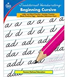 Beginning Cursive Handwriting Workbook for Kids, Letter Tracing and Handwriting Practice for Cursive Alphabet and Numbers (Traditional Handwriting)