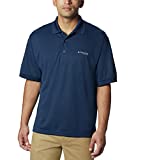Columbia Men's PFG Perfect Cast Polo Shirt, Breathable, UV Protection Collegiate Navy