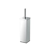 Gatco 1488 Elegant Square Toilet Brush Holder, Chrome