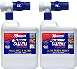 30 SECONDS Outdoor Cleaner Hose End Sprayer | 2 Pack | House Vinyl Siding Deck Fence Patio & More