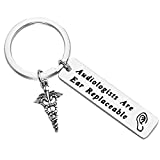 Ciyumu Audiologist Gifts Keychain Funny Audiology Jewelry Thank You Gift Appreciation Jewelry for Audiology Audiologist Doctor Gift Graduation Birthday Thanksgiving Gift for Audiology Student Gifts, Silver, Small