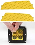 Lamin-x Custom Fit Yellow Fog Light Covers for Ford Focus ST (15-)