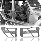 V8 GOD for Jeep Half Door Replacement Steel Tube Summer Doors Front & Rear Kit Compatible with Jeep JL Wrangler & Gladiator JT 2018 2019 2020 2021 2022 4-Door Unlimited