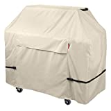Porch Shield 72W x 24D x 48H inch Premium Gas Grill Cover Up to 68 inch - Waterproof 600D BBQ Covers for Weber, Brinkmann, Char-Broil and More, Light Tan