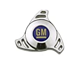 Proform 141-332 Chrome Air Cleaner Wing Nut with Small Hi-Tech GM Logo for 1/4-20" Thread